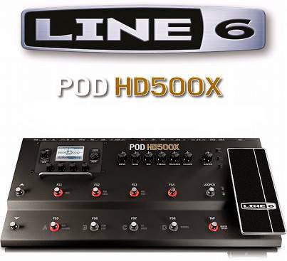 Creative Guitar Studio: GW Review: Line 6 POD HD500X Multi-Effect  Processor