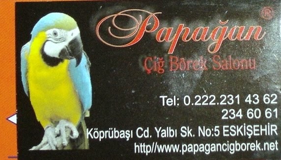 Ağzımın Tadı Papağan Çiğ Börek Salonu