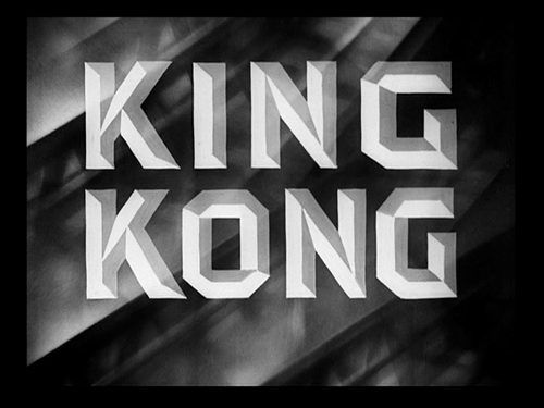 Inspirational 3D Typography and Title Design.: King Kong 3d opening