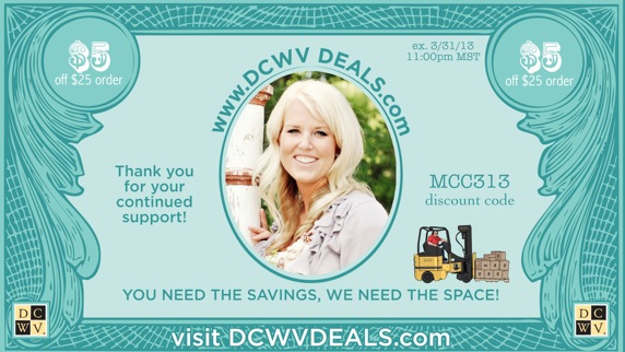 Dcwv deals coupons