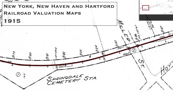 Springdale Cemetary Station Map