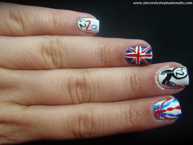 olympic nail art