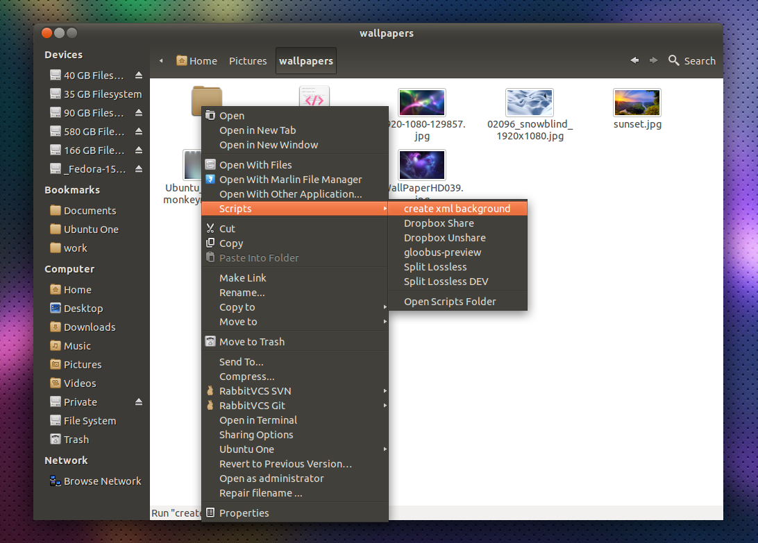 Create A Wallpaper Slideshow With XML Background Creator For GNOME 3