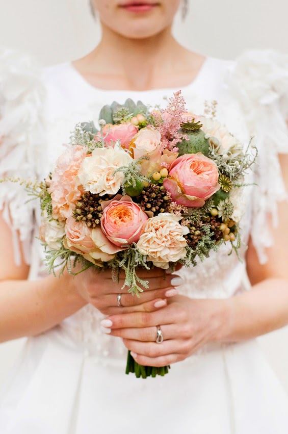 My romantic wedding flowers