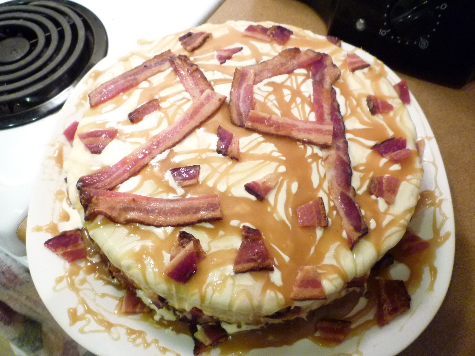 Bacon Birthday Cake