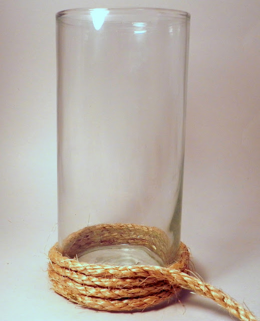 Smart n Snazzy DIY Nautical Hurricane Candle Holder