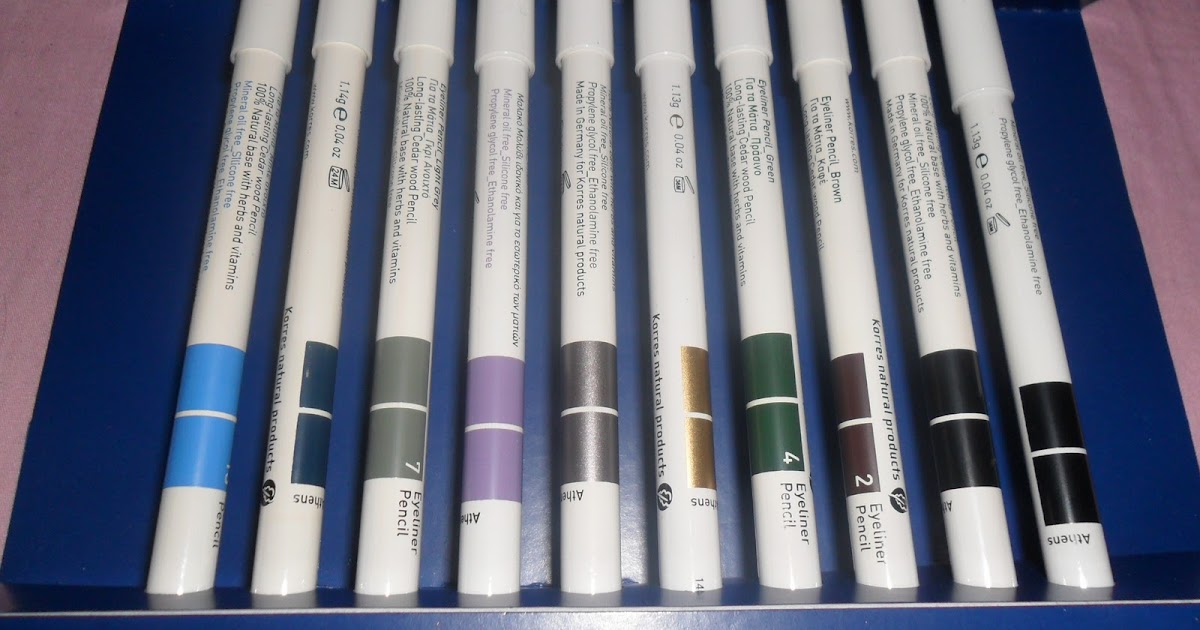 REVIEW KORRES EYELINER PENCILS