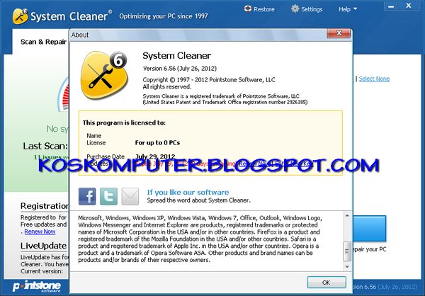 Pointstone System Cleaner 7740800 With Crack PiratePCNet