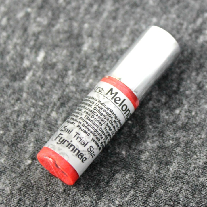 Fyrinnae Lip Lustre in Meloncholy mini trial sample tube vial