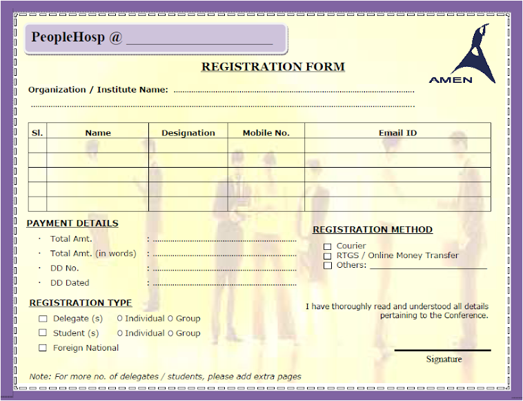 REGISTRATION FORM