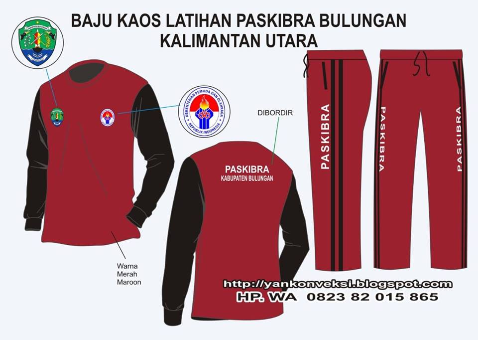 BAJU KAOS LATIHAN PASKIBRA