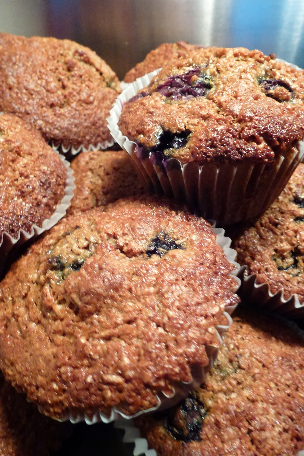Anna's Table Blueberry Bran Muffins