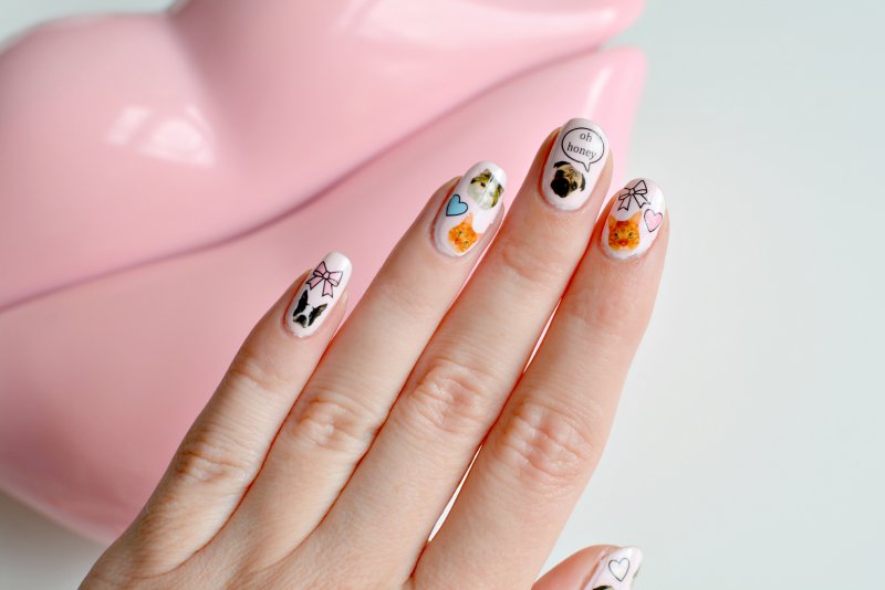 nails kitsch nail art BURKATRON