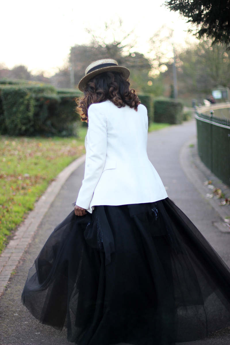 trendy black tie