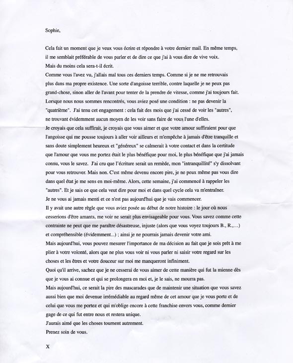 About A Fantasy Take Care Of Yourself Sophie Calle