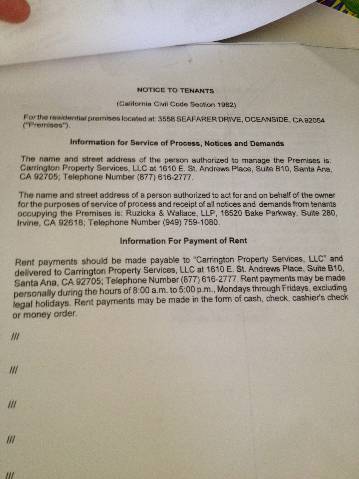 "Housecleaning" up a Fraudulent Mess 90 Day Notice Expired, but New