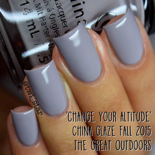 China Glaze The Great Outdoors Fall 2015 Change Your Altitude