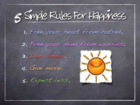 5 simple rules for happiness