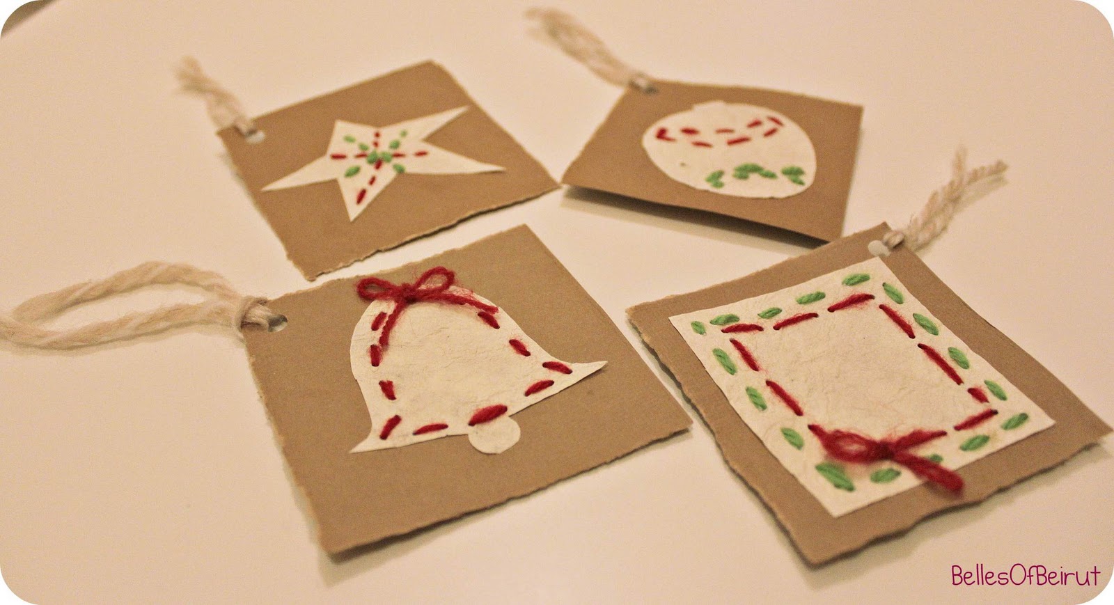 Belles Of Beirut: DIY : Christmas Gift Tags