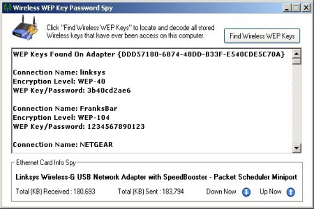 Wireless Wep Key Password Spy Free 2011