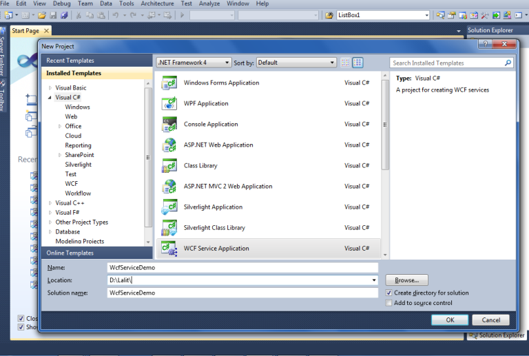 example wcf 2 silverlight