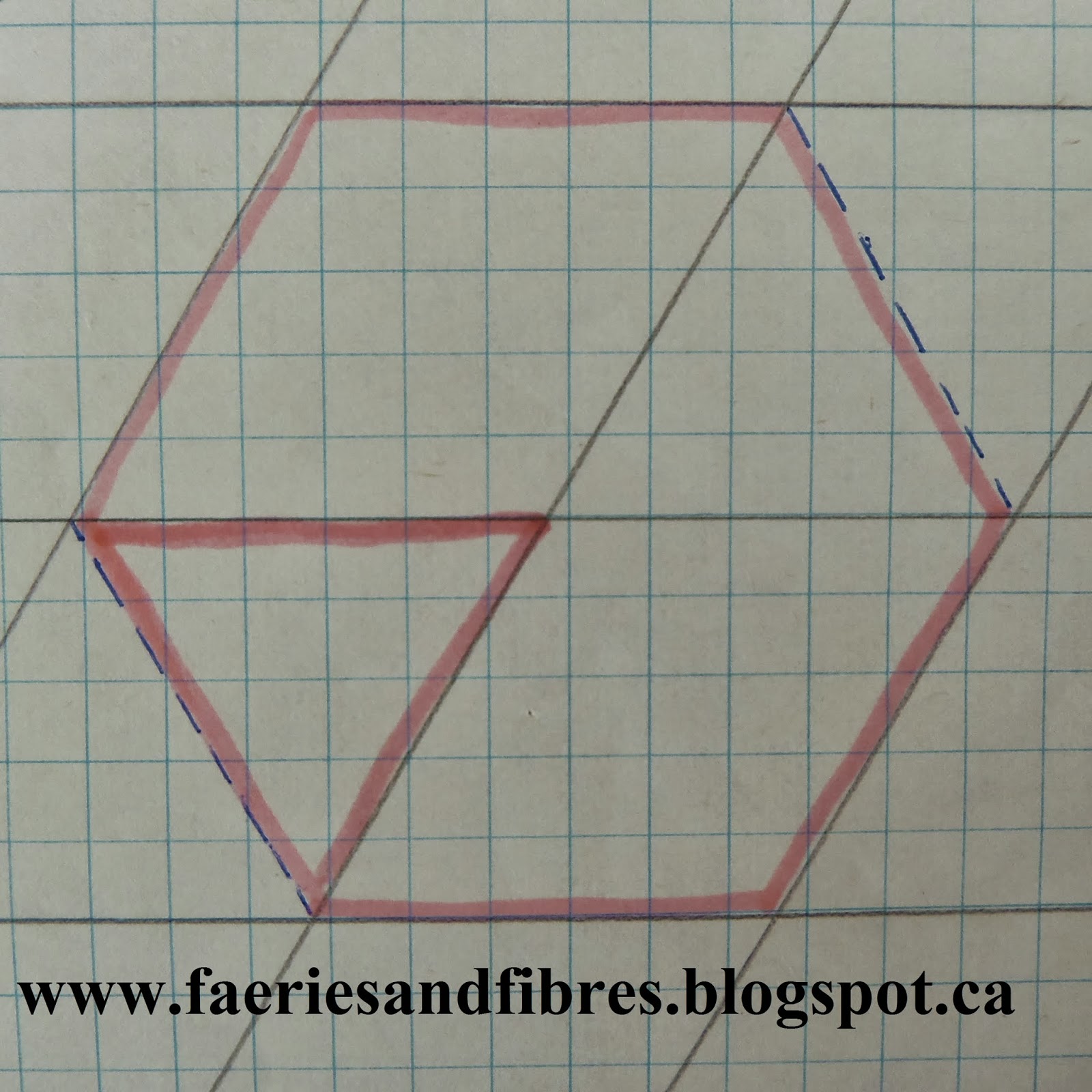 Faeries and Fibres Tutorial Draft your own diamonds, hexagons and