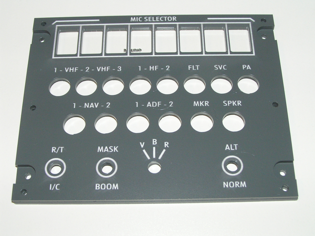 Simulador boeing 737800 NG Panel de Audio
