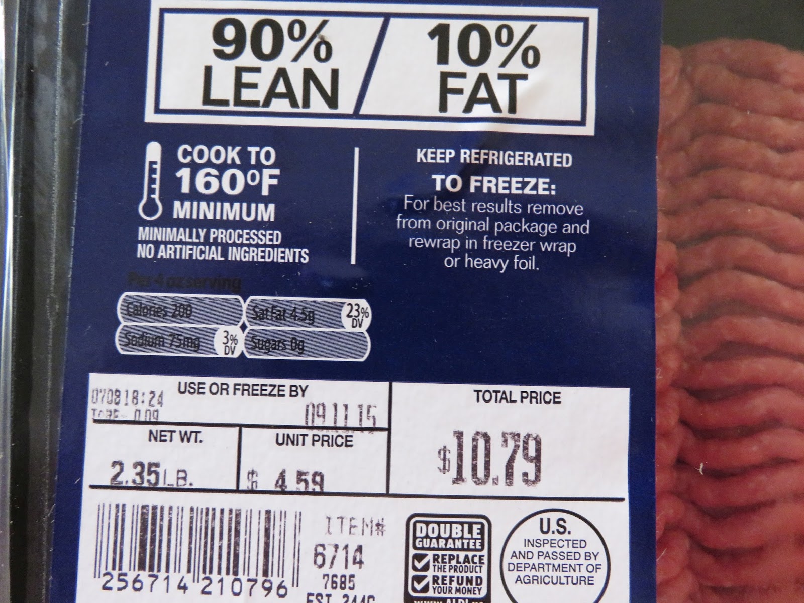 Frugal Tip Freezing Ground Beef