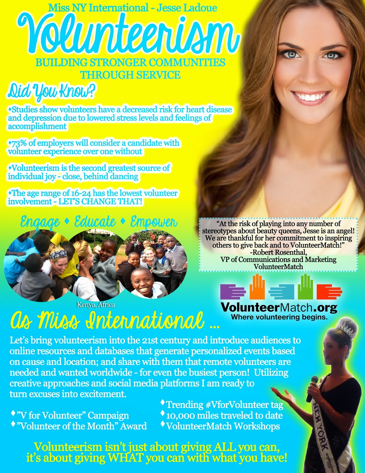 Pageant advocacy about youth image