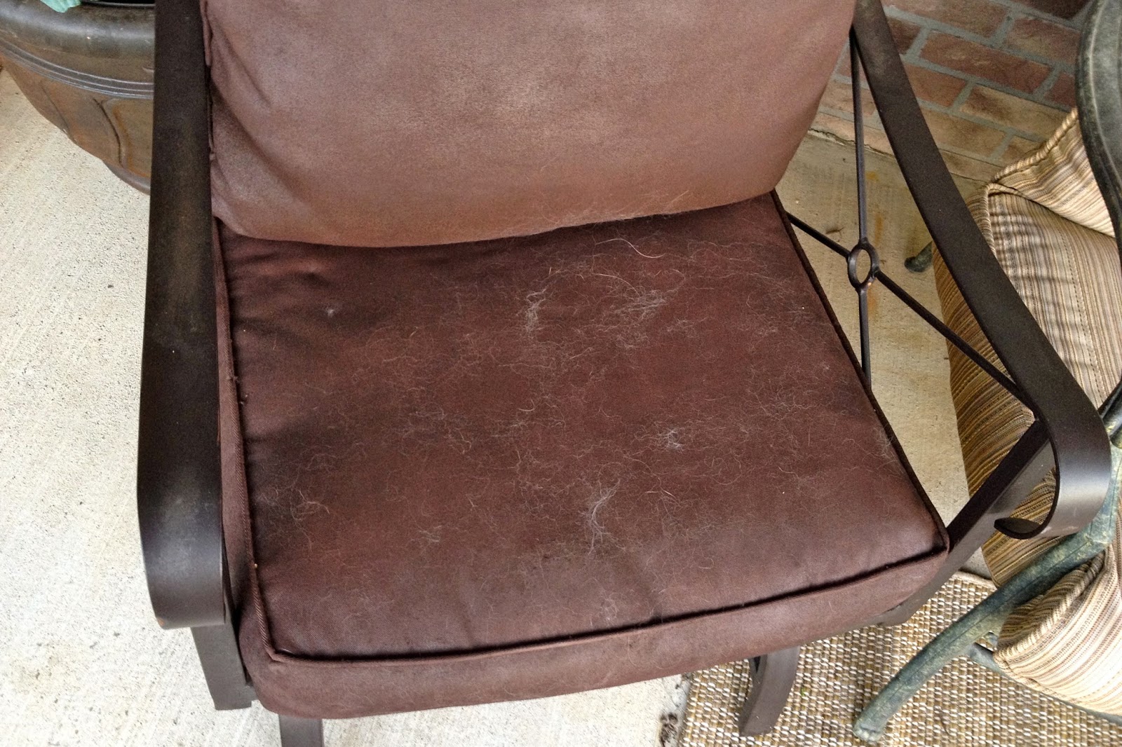 DIY Why Spend More Spray painting outdoor cushions