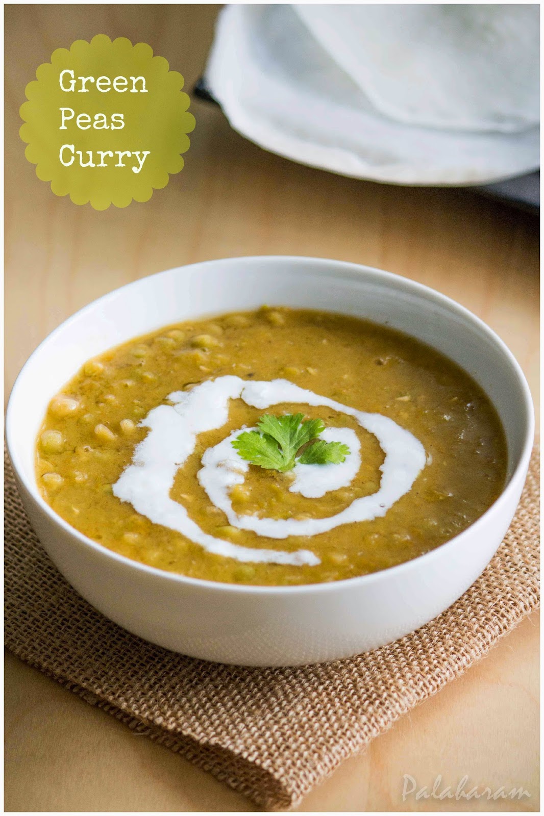 Palaharam Green Peas Curry