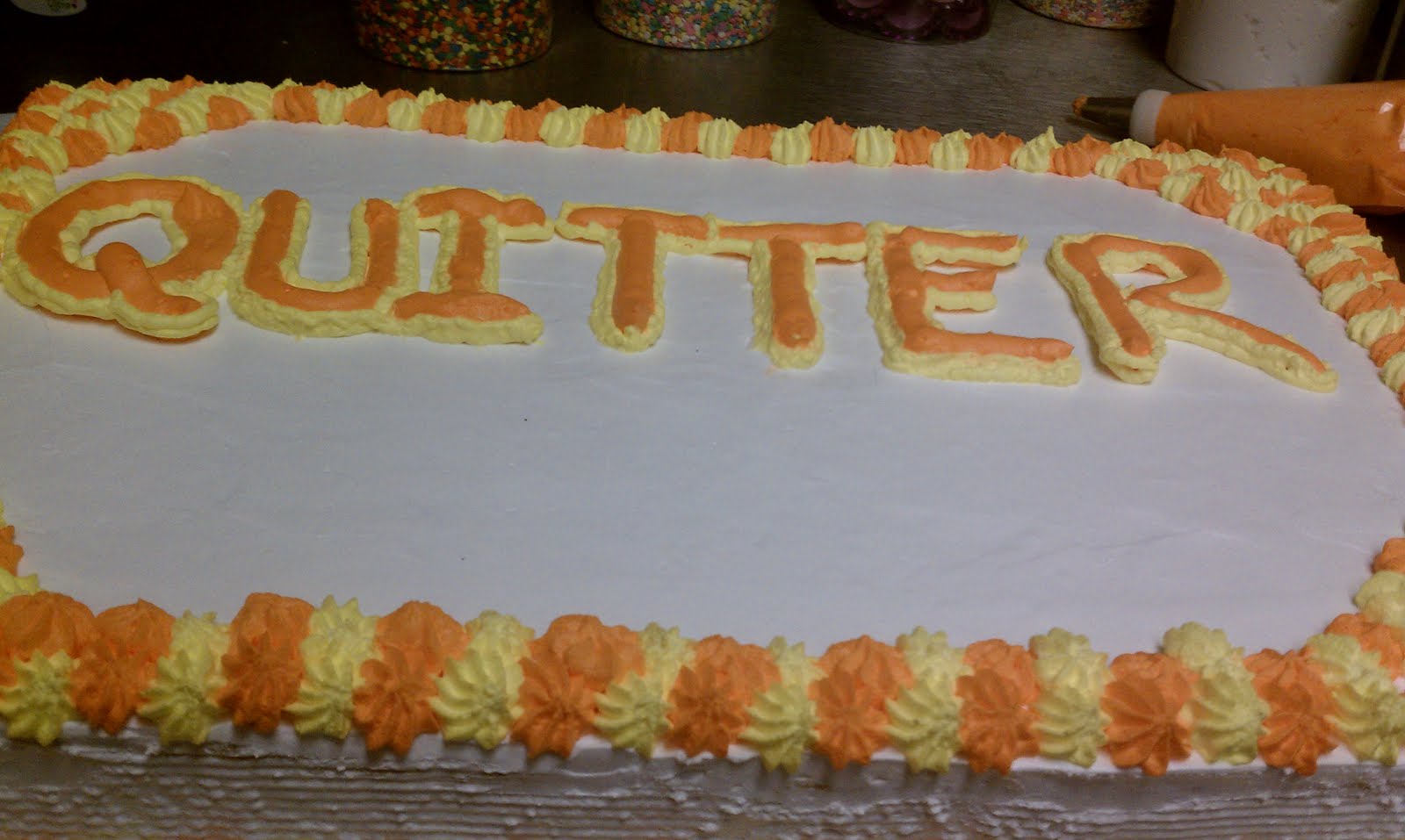 Cupcake Apothecary What I made at work, Retirement Cake