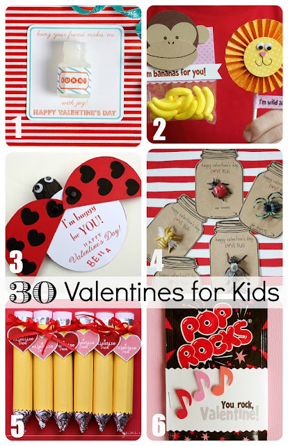 Valentines for Kids Collage