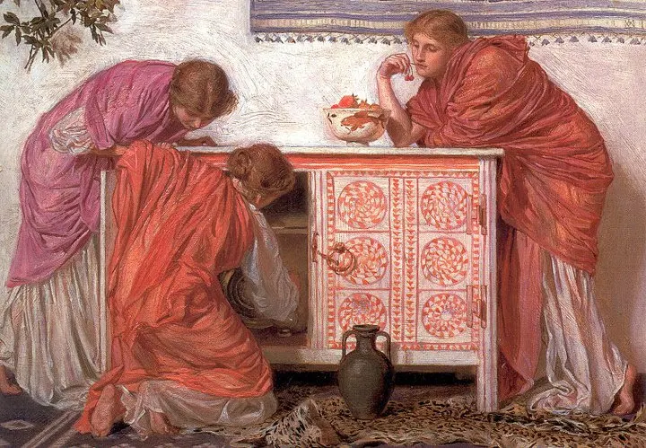 Albert Joseph Moore 1841-1893 | British Classicist painter