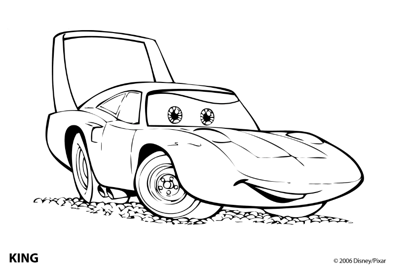 Desenho de McQueen para colorir  Desenhos para colorir e imprimir gratis