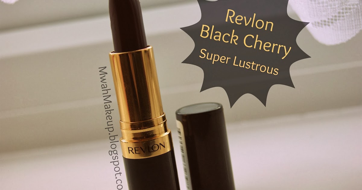 Mwah Makeup Revlon Black Cherry (Mac Dark Side Dupe)