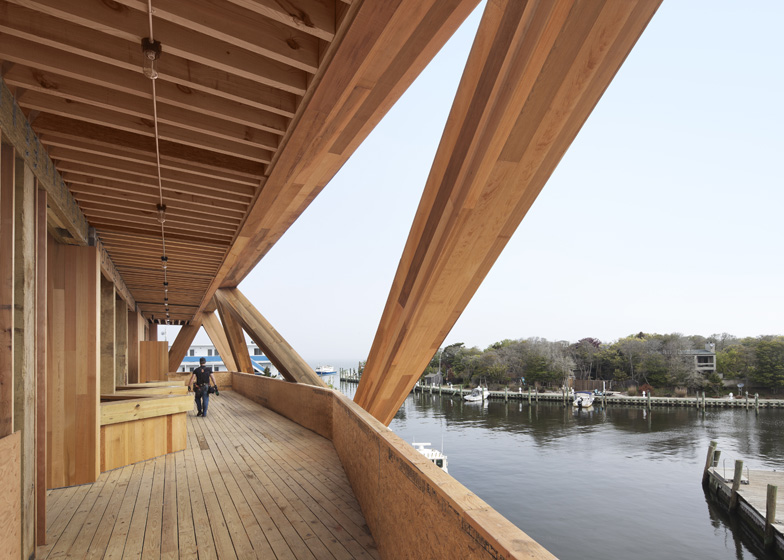 The Style Examiner Fire Island Pines Pavilion, New York, by HWKN