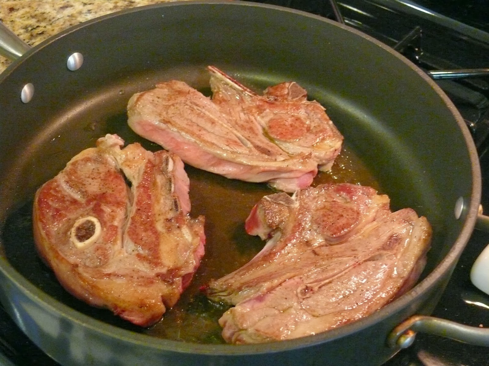 Imperfect & Fabulous Braised Lamb Shoulder Chops with Cheesy Polenta
