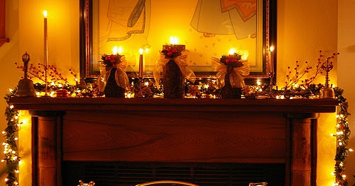 Fireplace Decorating: Christmas Decorating Ideas for a Fireplace