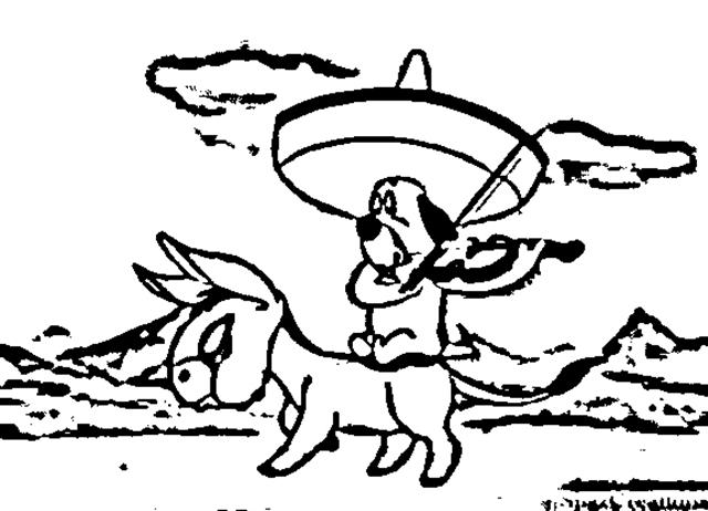 Cartoons Coloring Pages Droopy Coloring Pages