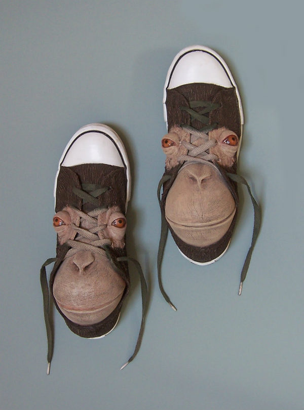 Creative Shoe Face Sculptures | Spicytec