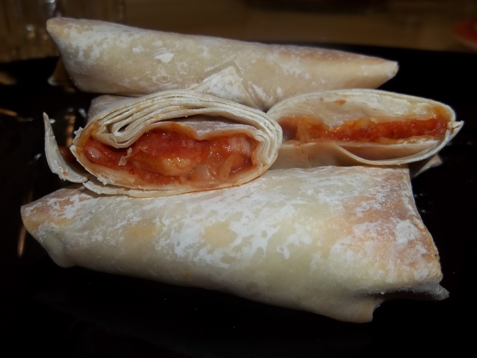 Heartfelt Balance Handmade Life Pizza Rolls made with Egg Roll Wrappers