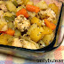 Pumpkin , potato and chicken breast casserole