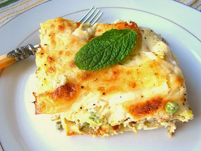 Artichoke & Sweet Pea Lasagne