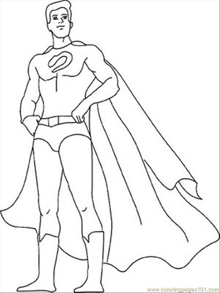 Super Heroes Coloring Pages