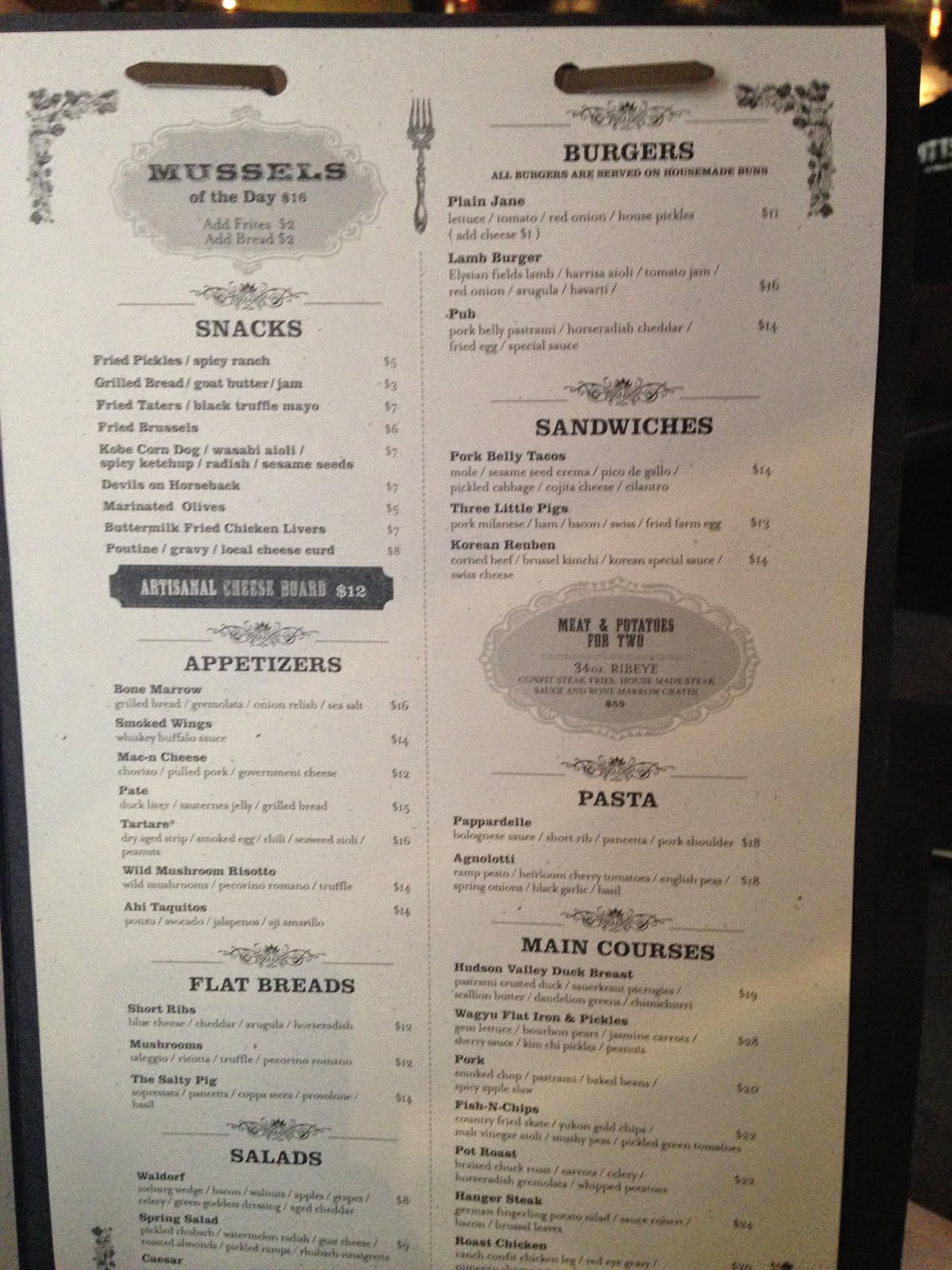 Annster's Domain Meat and Potatoes Night Out