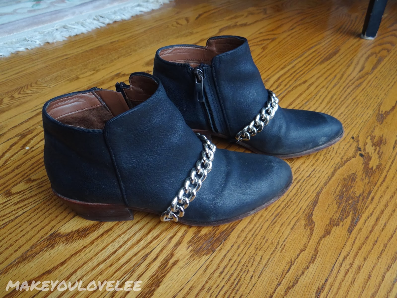 Make You Love Lee DIY Chain Boot Straps