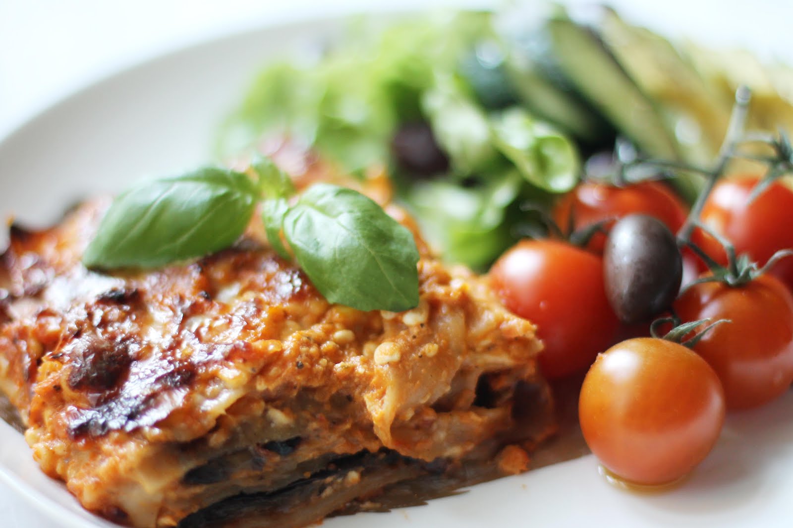 lilla matdériven Vegetarisk lasagne med keso