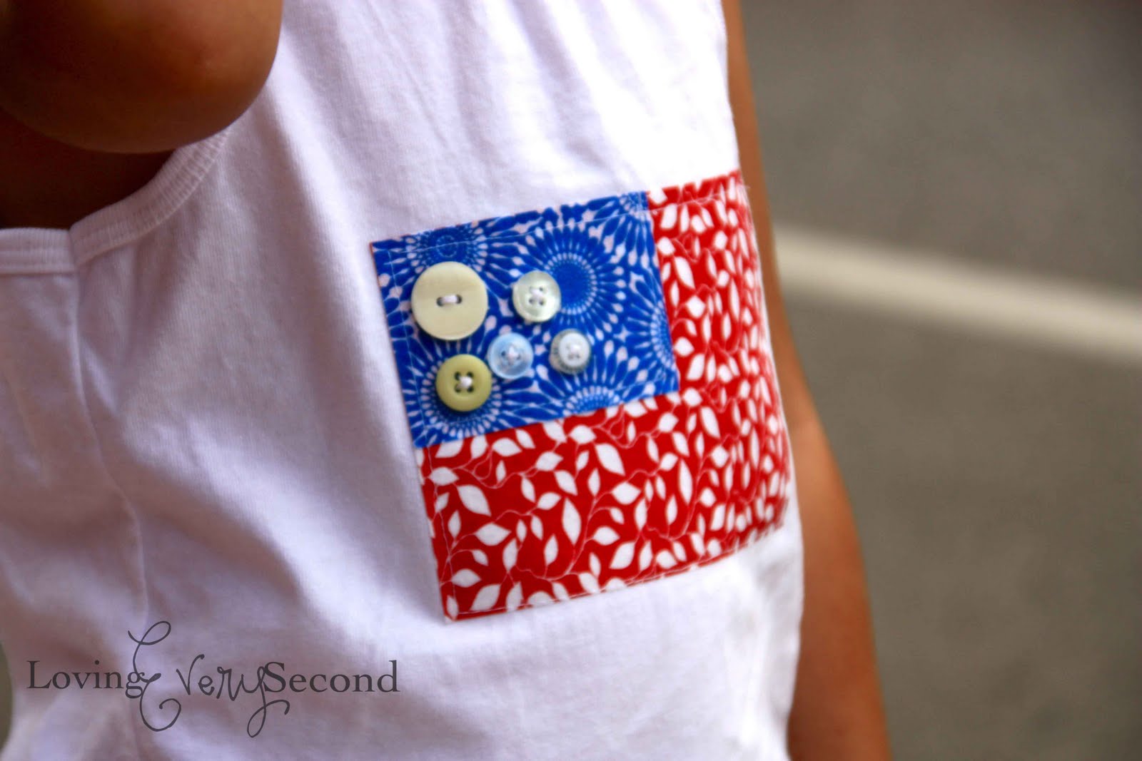Loving Every Second: DIY Flag Shirts