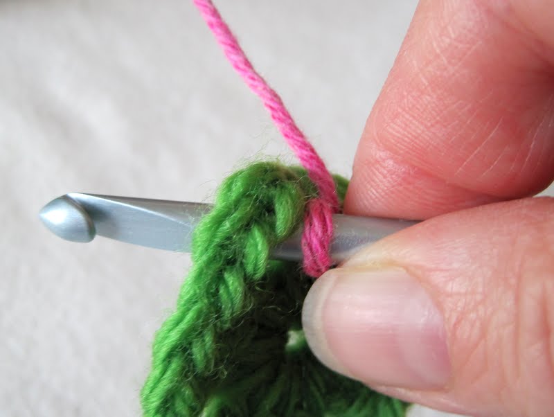 Mr. Micawber's Recipe for Happiness Knotless Standing Single Crochet